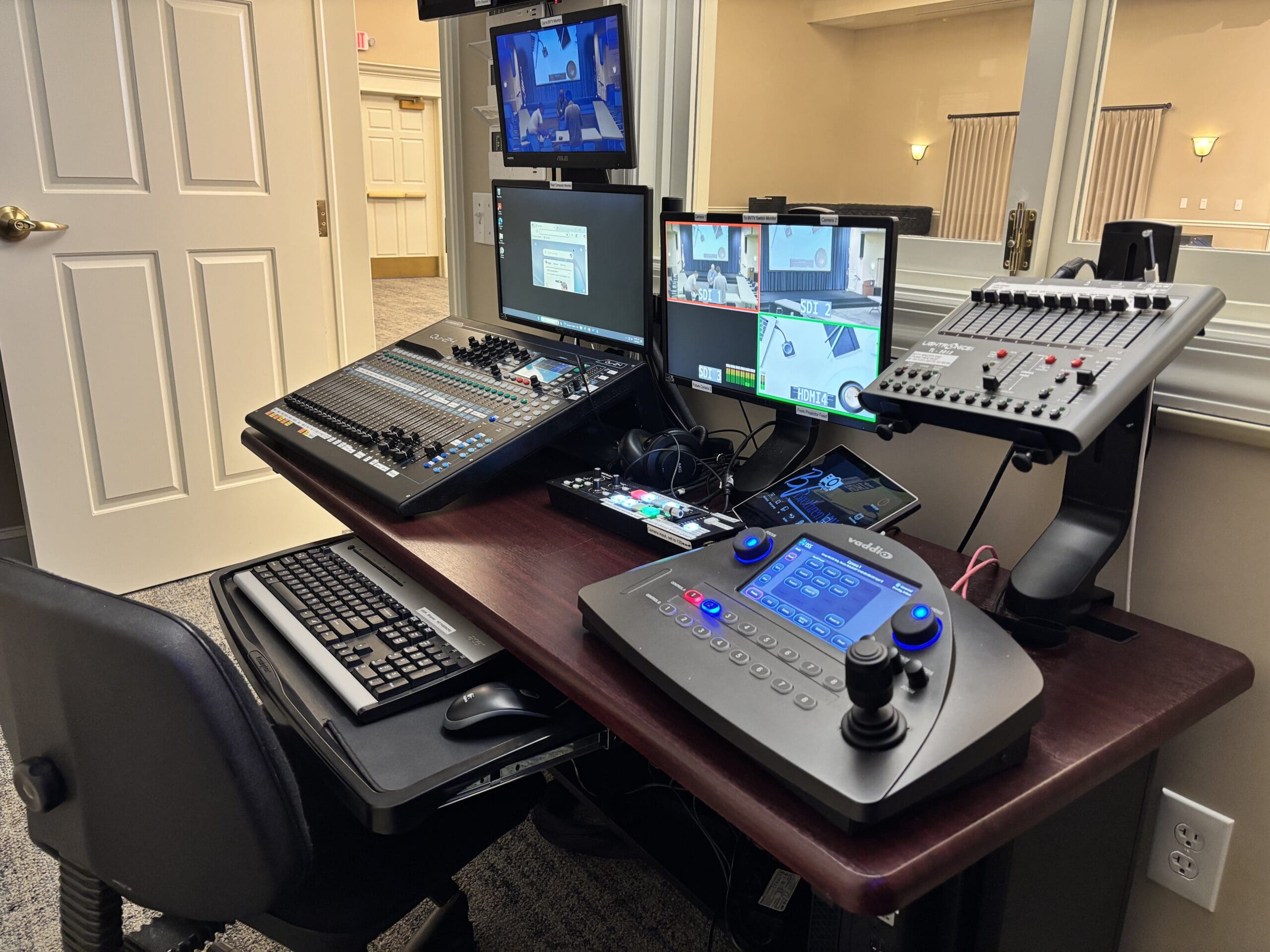 Wolfe Auditorium Control Room